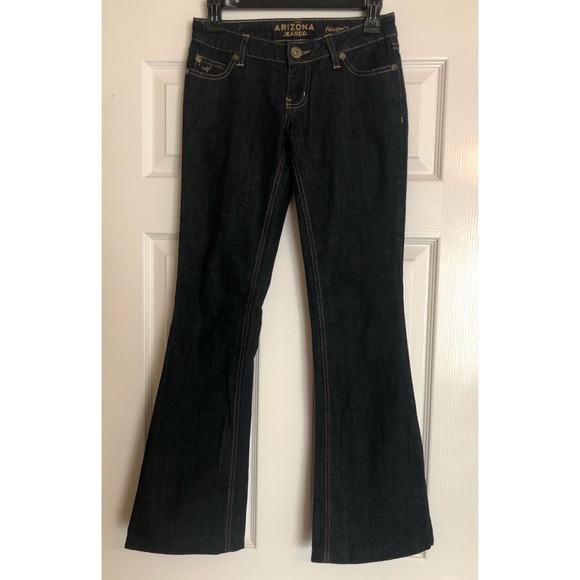 Arizona Dark Wash Flared Jeans - Picture 3 of 13